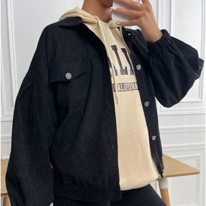 Corduroy Black Jacket
